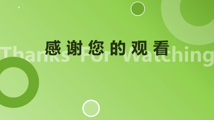 绿色大气工作总结汇报PPT模板