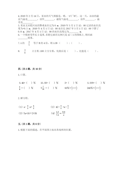 小升初数学综合模拟试卷及一套参考答案.docx