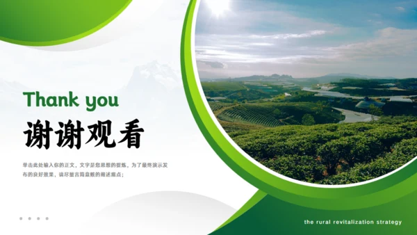 乡村振兴战略汇报通用PPT