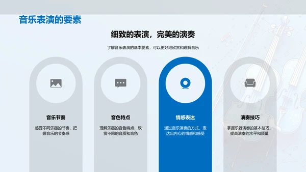 初中音乐课演讲PPT模板