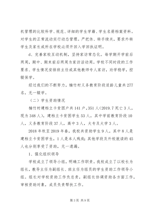 小学义务教育保障工作情况汇报.docx