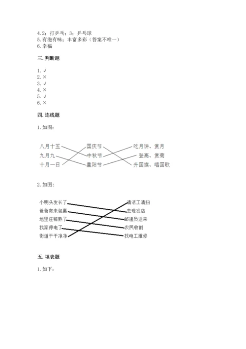 新部编版二年级上册道德与法治期末测试卷含答案【黄金题型】.docx