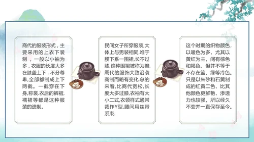 中国传统服饰历史演变过程汉服PPT模板