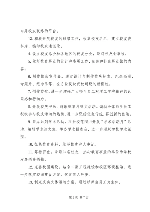 海南大学20周年校庆筹备工作计划 (4).docx