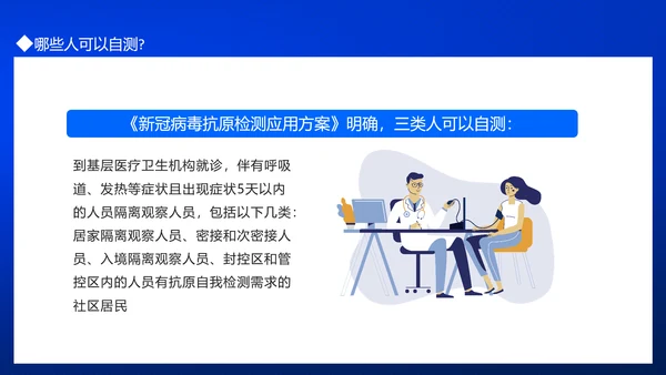 居民自测新冠病毒抗原操作流程PPT模板
