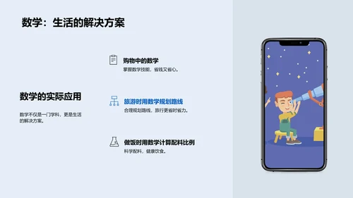 数学在生活中的应用PPT模板