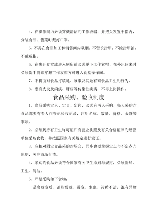 大姚县六苴镇明德小学管理新版制度汇编后勤后勤食堂管理各项新版制度汇编.docx