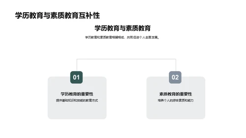 解读学历教育之路