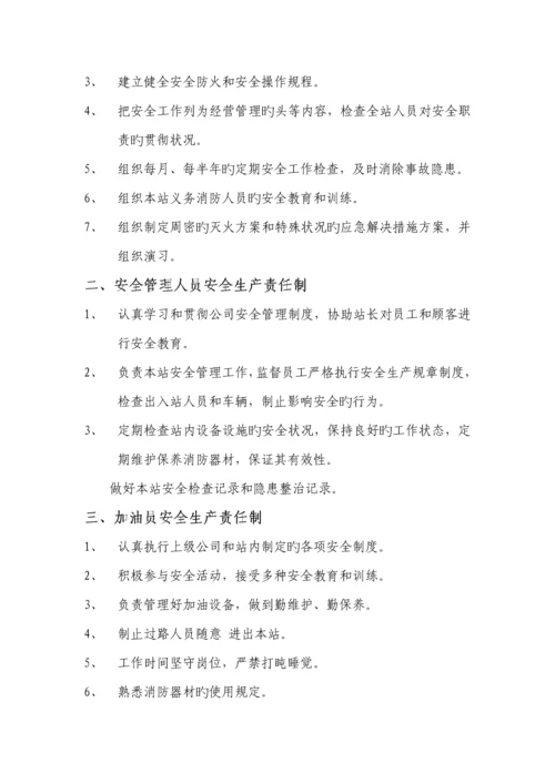 加油站安全管理新版制度及岗位操作专题规程.docx