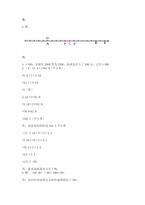 海南省【小升初】2023年小升初数学试卷【名师系列】.docx