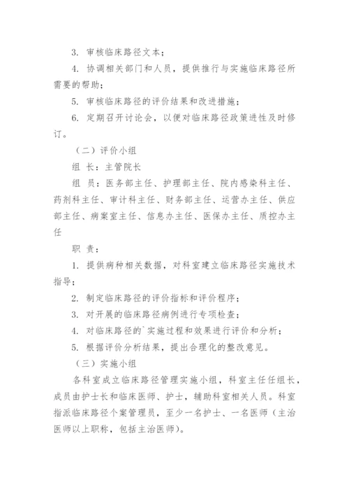 临床路径实施方案.docx