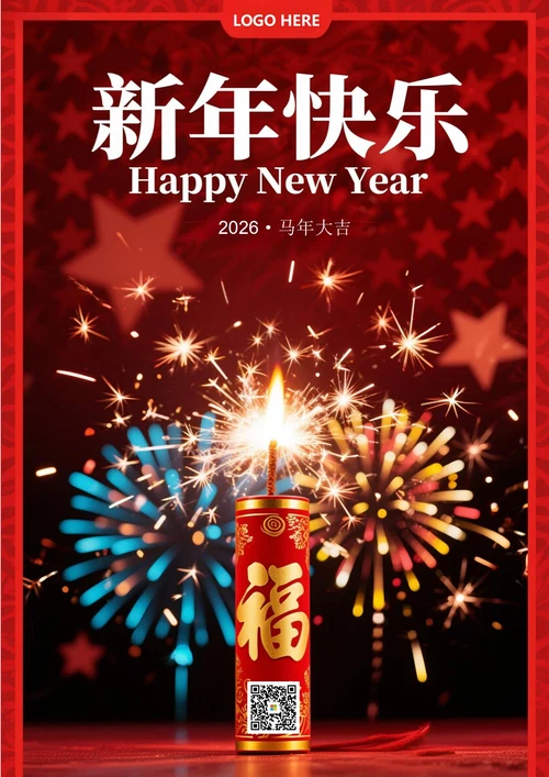 2026年新年快乐海报6