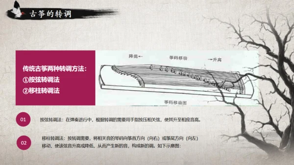 古筝传统乐器民间艺术通用PPT模板