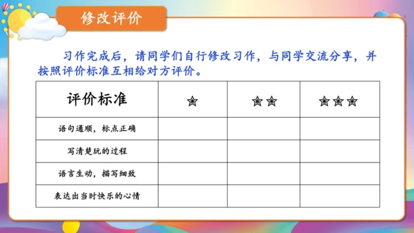 第八单元习作 这次玩得真高兴（教学课件）-2024-2025学年语文三年级上册（统编版）