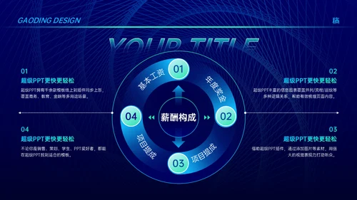 追梦未来宣讲会漩涡吸引力黑洞商业科技通用PPT模板