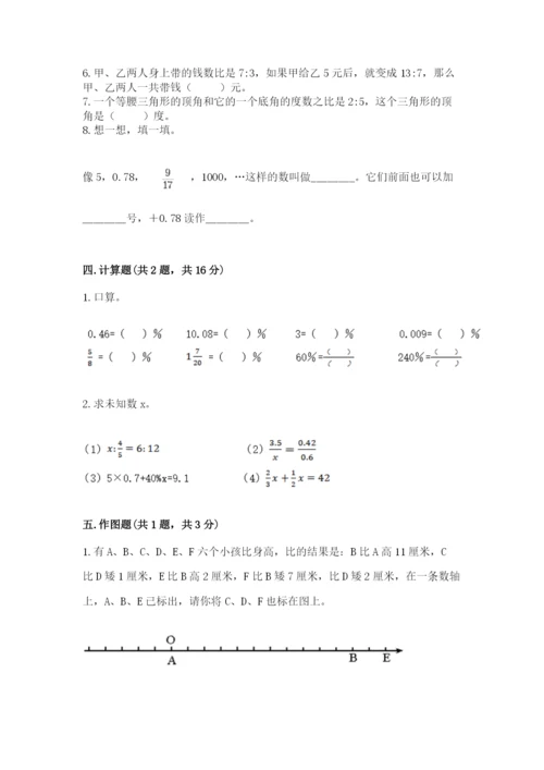 人教版六年级下册数学期末测试卷精品（满分必刷）.docx