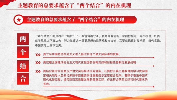把握主题教育的总要求主题教育党课ppt党建