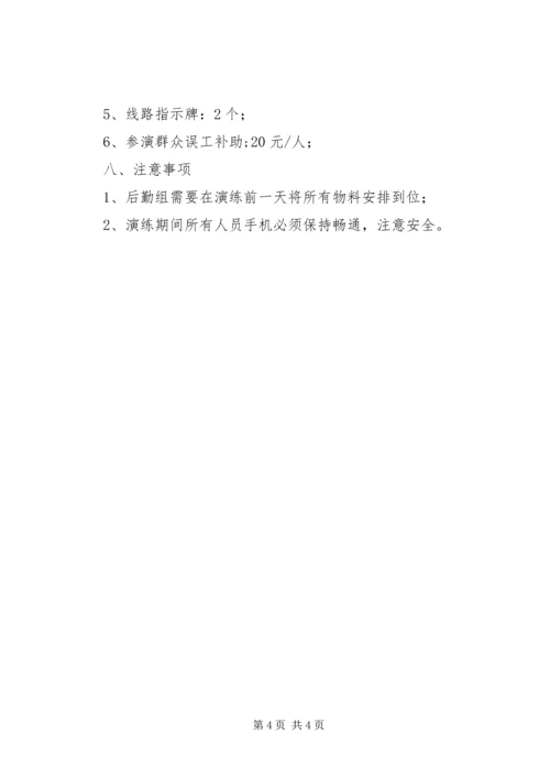 防汛演练方案-防汛抢险应急演练方案.docx