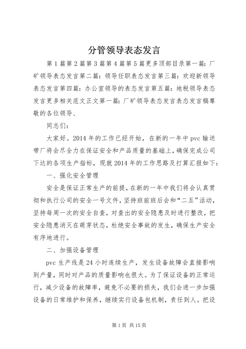 分管领导表态发言.docx