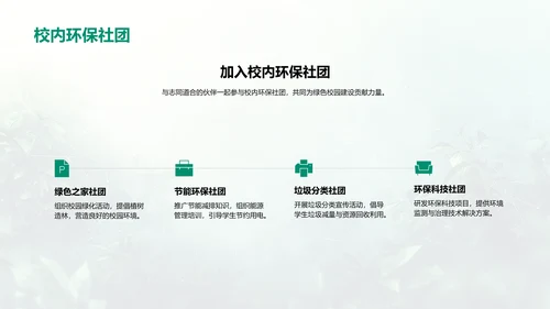 校园环保行动实践