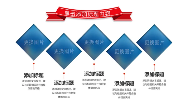 红色党政大气中国人民检察院工作汇报PPT模板