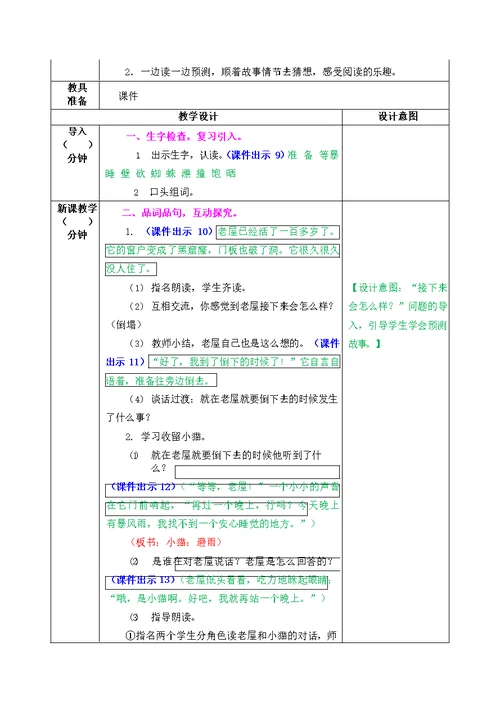 人教部编版语文三年级上册《12 总也倒不了的老屋》教案教学设计小学优秀公开课