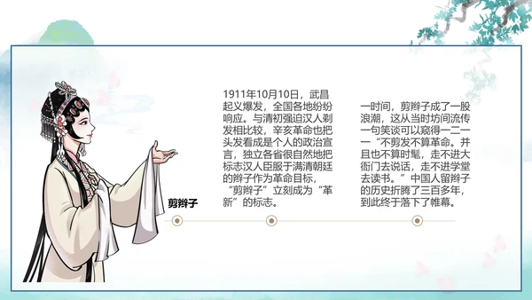 中国传统服饰历史演变过程汉服PPT模板