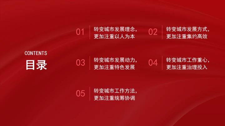 深刻把握城市发展范式的“五个转变”学习ppt课件
