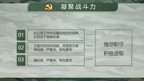 迷彩风八一部队特种兵训练动态PPT模板