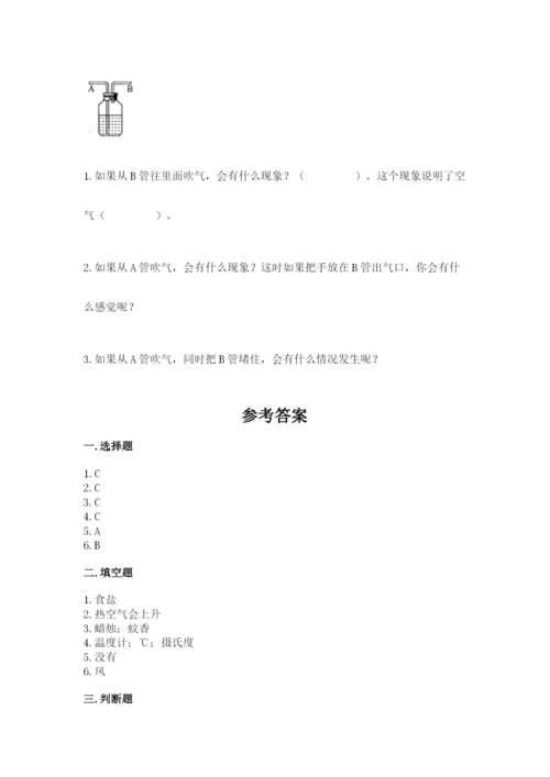 教科版三年级上册科学期末测试卷精品【夺冠系列】.docx