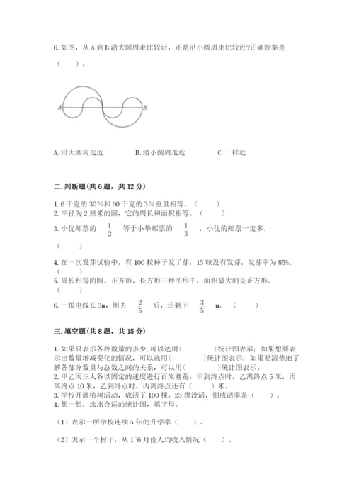 六年级数学上册期末考试卷（考点梳理）.docx