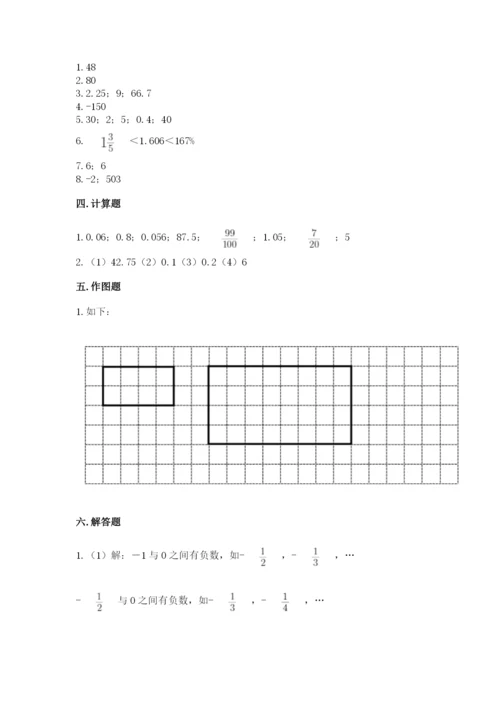 小学六年级下册数学期末卷精品【满分必刷】.docx