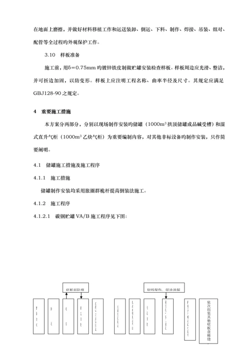 江苏天成非标设备制作安装总体专题方案.docx