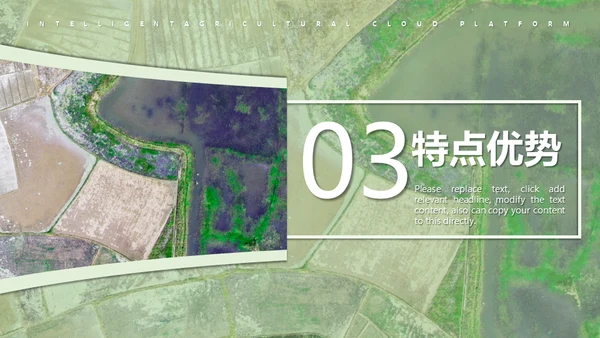 智慧农业耕地粮田通用PPT模板