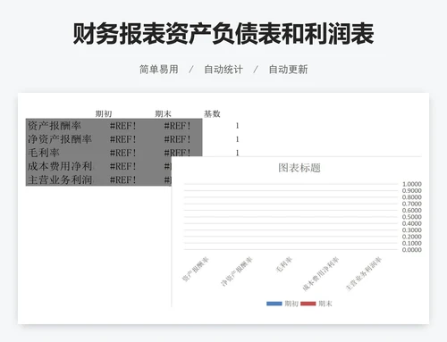 财务报表资产负债表和利润表