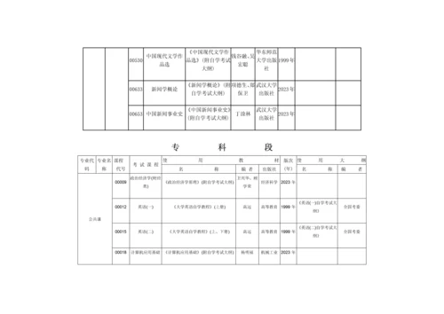 2023年新闻学自考专科教材.docx