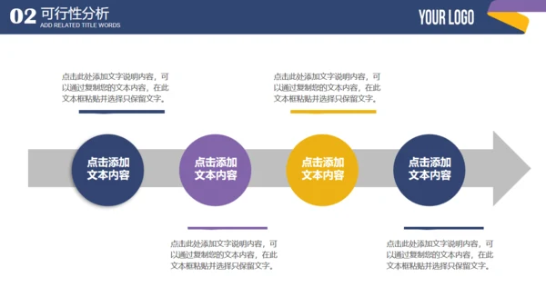 蓝色简约商业融资计划书通用PPT模板