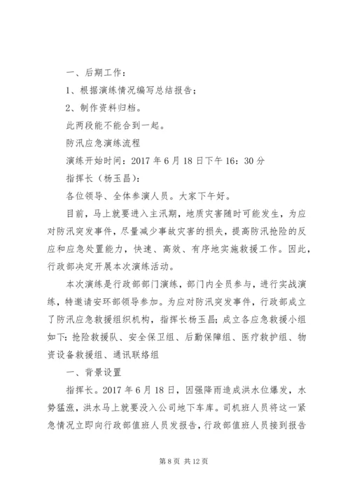 防汛应急演练实施方案 (4).docx