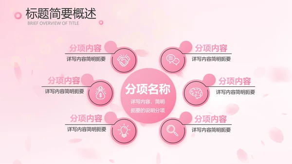 粉色唯美背景工作总结汇报动态PPT