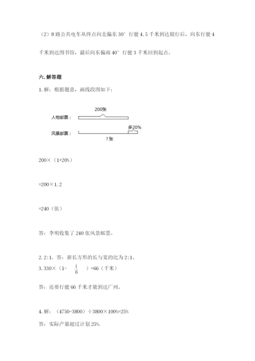 小学数学六年级上册期末考试试卷含答案（新）.docx