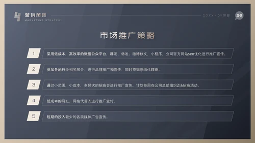 市场营销项目方案PPT模板