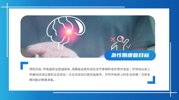 脑卒中康复治疗脑中风PPT模板