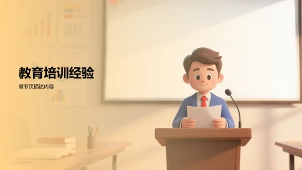黄色3D风入职自我介绍PPT