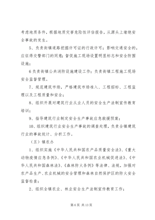 镇委一岗双责工作方案.docx