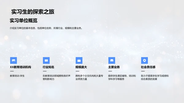 实习心得汇报PPT模板