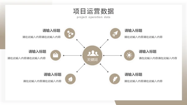 金属性企业运营数据分析通用PPT模板