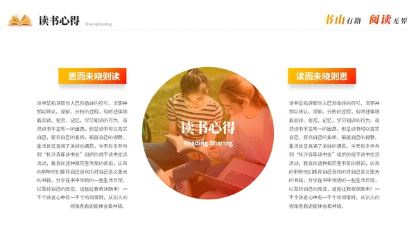 实拍清新简约读书分享会阅读分享读书心得教育培训课件PPT模板