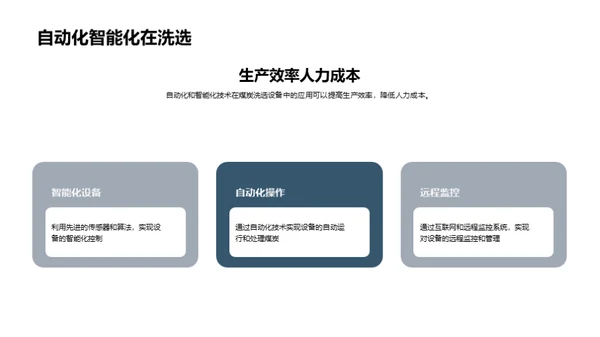 煤炭洗选：环保与智能化