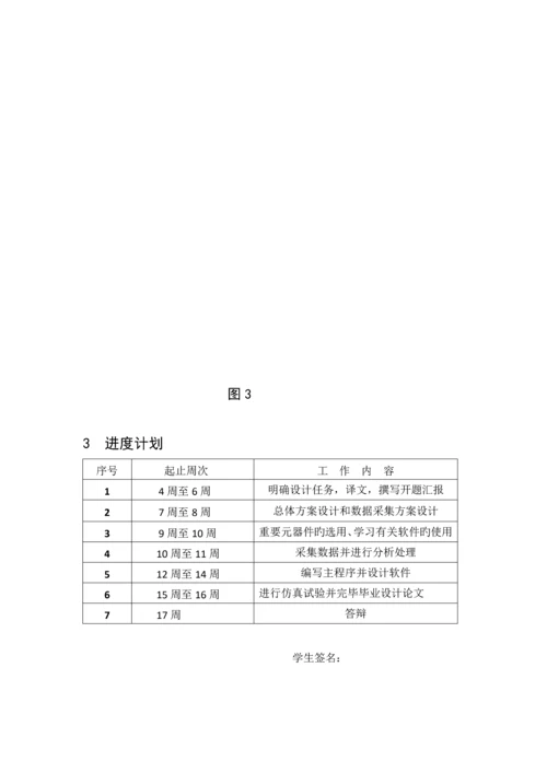 重庆大学本科毕业设计开题报告.docx