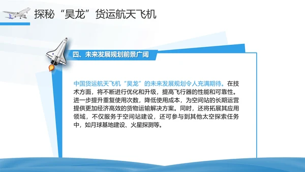 昊龙货运航天飞机助力中国航空事业走向世界团课PPT课件